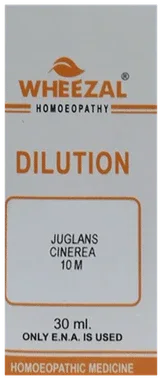 Wheezal Juglans C. Dilution 10M bottle of 30 ml dilution
