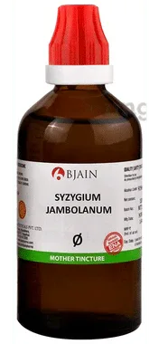 Bjain Syzygium Jambolanum Mother Tincture Q bottle of 100 ml mother tincture