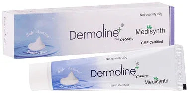 Medisynth Dermoline Plus Cream tube of 20 gm cream