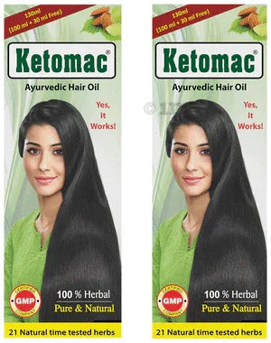 KetomAC Ayurvedic Hair Oil (130ml Each)