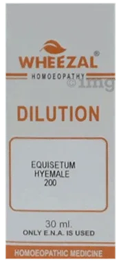 Wheezal Equisteum Hyemale Dilution 200 bottle of 30 ml dilution
