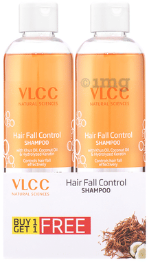 VLCC Hair Fall Control Shampoo (350ml Each) combo pack of 2 boxes