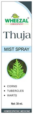 Wheezal Thuja Mist Spray bottle of 30 ml liquid