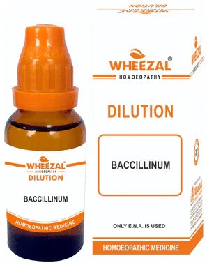 Wheezal Bacillinum Dilution 1M bottle of 30 ml dilution