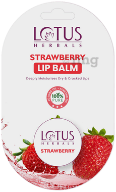 Lotus Herbals Lip Balm Strawberry tube of 5 gm balm