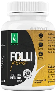 Adven Folli Plus Tablet bottle of 210 tablets