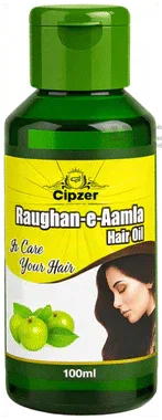 Cipzer Raughan-E-Aamla Hair Oil | Control Hair Fall, Strengthens Hair Root & Dandruff Care bottle of 100 ml oil
