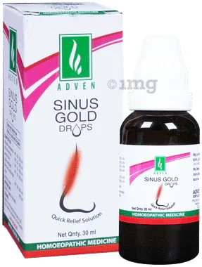 Adven Sinus-Gold Drop bottle of 30 ml drop