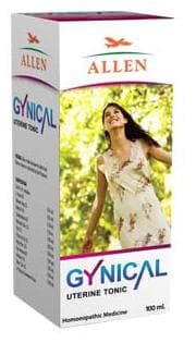 Allen Gynical Uterine Tonic bottle of 100 ml tonic