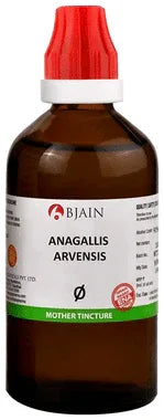 Bjain Anagalis Arvensis Mother Tincture Q bottle of 100 ml mother tincture
