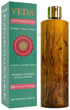 Veda Active Herbs Hair Oil Oil bottle of 200 ml oil