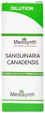 Medisynth Sanguinaria Canadensis Dilution 30 bottle of 30 ml dilution