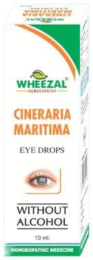 Wheezal Cineraria Maritima Eye Drop Without Alcohol bottle of 10 ml eye drop
