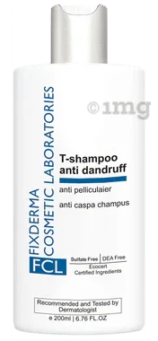 FCL Anti Dandruff T-Shampoo | with Salicylic Acid | Scalp Psoriasis, Nourises Scalp bottle of 200 ml shampoo