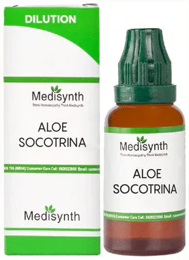 Medisynth Aloe Socotrina Dilution 30 bottle of 30 ml dilution