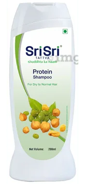 Sri Sri Tattva Protein Shampoo | Nourishes Hair & Reduces Hair Loss bottle of 200 ml shampoo