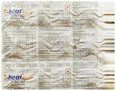 T-heal Forte Tablet strip of 15 tablets