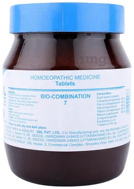 SBL Bio-Combination 7 Tablet bottle of 450 gm biocombination tablet