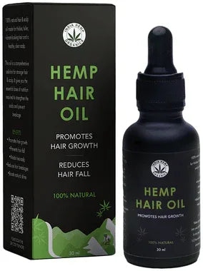 India Hemp Organics Hemp Hair Oil bottle of 30 ml oil