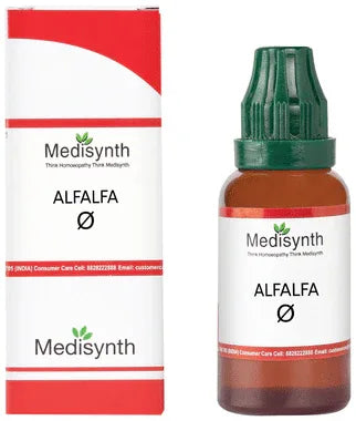 Medisynth Alfalfa Q bottle of 30 ml mother tincture