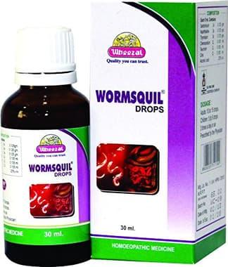 Wheezal Wormsquil Drop bottle of 30 ml drop