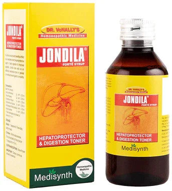 Medisynth Jondila Forte Syrup bottle of 120 ml syrup