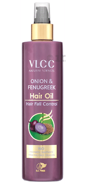 VLCC Wellscience Hair Oil Onion & Fenugreek bottle of 200 ml oil