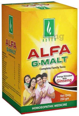Adven Alfa-G Malt Tonic bottle of 250 gm tonic