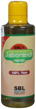 SBL Jaborandi Hair Oil bottle of 200 ml oil