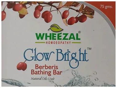 Wheezal Glow Bright Berberies Glycerine Bar packet of 75 gm soap