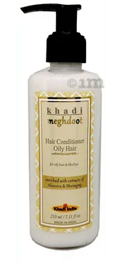 Khadi Meghdoot Oily Hair Hair Conditioner pump bottle of 210 ml conditioner