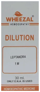 Wheezal Leptandra Dilution 1M bottle of 30 ml dilution