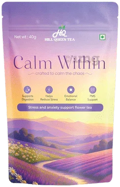 Hill Queen Tea Calm Within Flower Tea packet of 40 gm flower