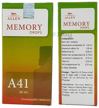Allen A41 Memory Drop bottle of 30 ml drop