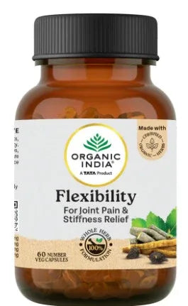 Organic India Flexibility 180 Caps – Joint & Muscle Support