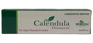 Wheezal Calendula Ointment tube of 25 gm ointment