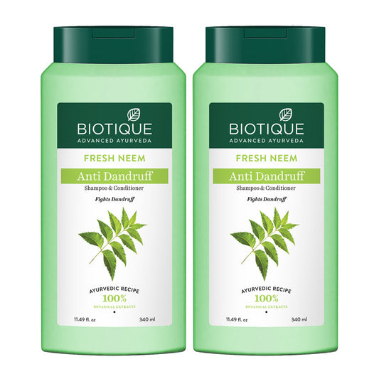 FRESH NEEM Anti Dandruff Shampoo & Conditioner pack of 2 (340ml)