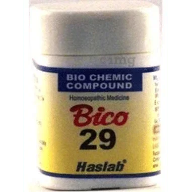 Haslab Bico 29 Biochemic Compound Tablet bottle of 20 gm tablet