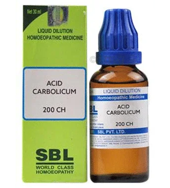 SBL Acid Carbolicum Dilution 200 CH bottle of 30 ml dilution