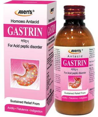 Allen's Gastrin Syrup bottle of 110 ml syrup