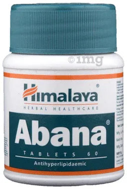 Himalaya Abana Tablet | Acts as a Antihyperlipidemic bottle of 60 tablets