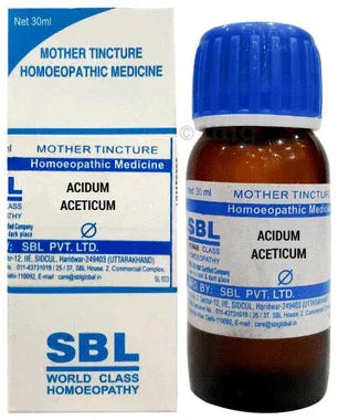 SBL Acidum Aceticum Mother Tincture Q bottle of 30 ml mother tincture