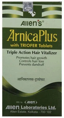 Allen Laboratories Arnica Plus (Hair Vitalizer 100 Ml+ Triofer 50 Tablets) Kit box of 1 kit