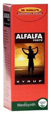 Medisynth Alfalfa Forte Syrup bottle of 125 ml syrup