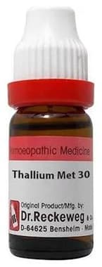 Dr. Reckeweg Thallium Met Dilution 30 CH bottle of 11 ml dilution