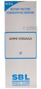 SBL Ammi Visnaga Mother Tincture Q bottle of 30 ml mother tincture