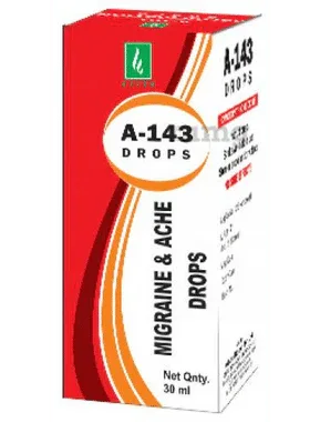 Adven A-143 Migraine & Ache Drop bottle of 30 ml drop