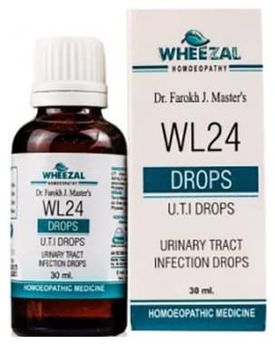 Wheezal WL24 U.T.I. Drop bottle of 30 ml drop