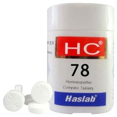 Haslab HC 78 Aconitum Complex Tablet bottle of 20 gm tablet