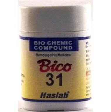 Haslab Bico 31 Biochemic Compound Tablet bottle of 20 gm tablet